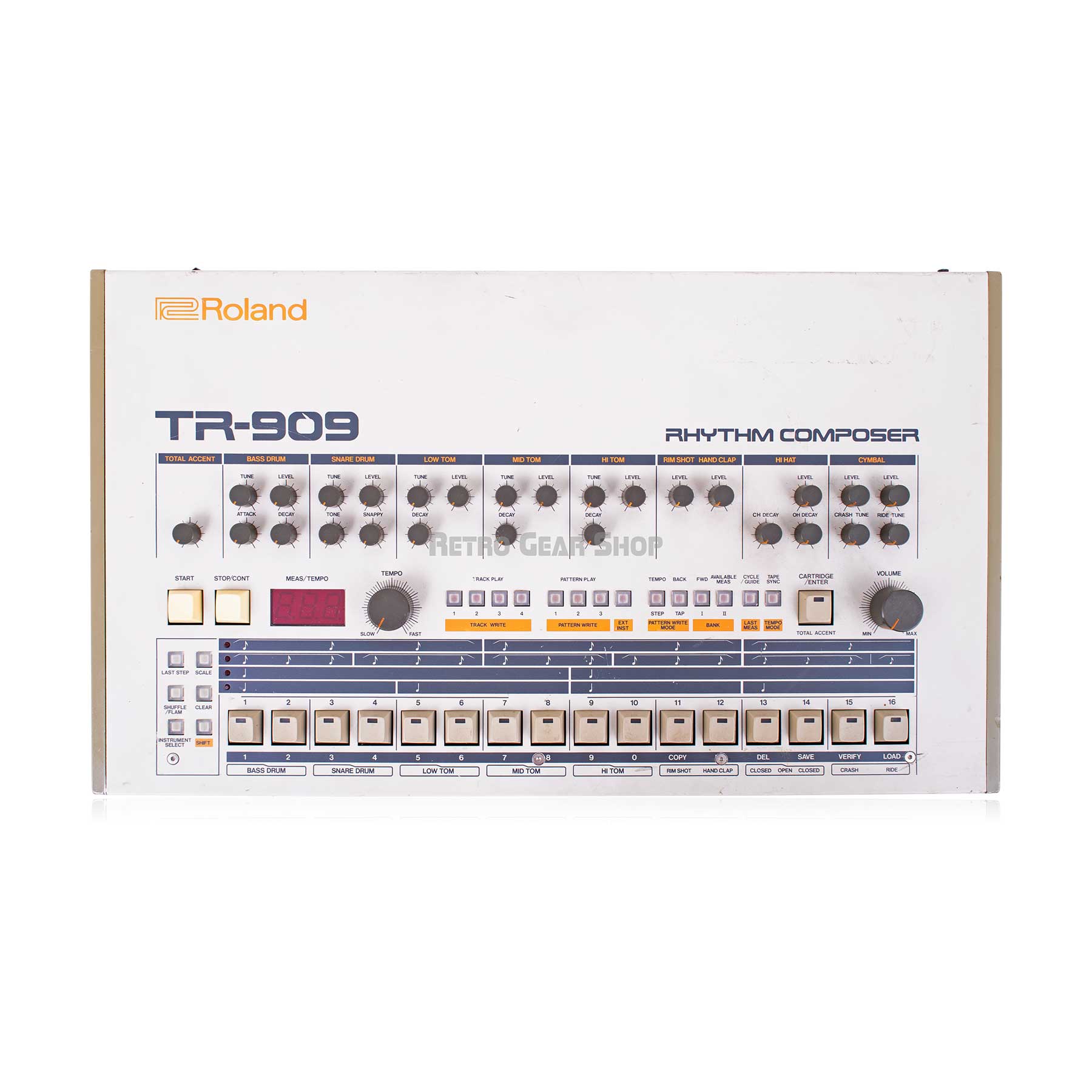 Roland TR-909 Rhythm Composer M64C Vintage Rare Analog Drum