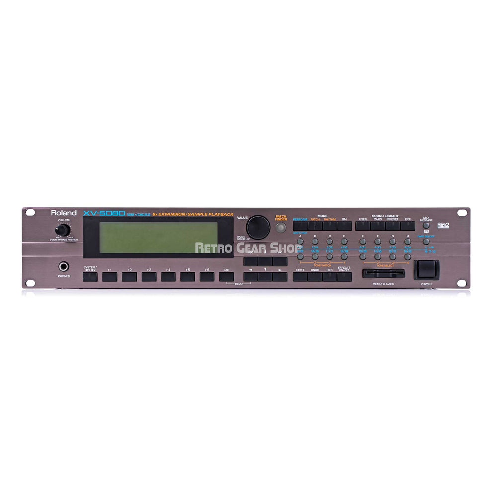Roland XV-5080 128-Voice Synthesizer Module + 8 Cards