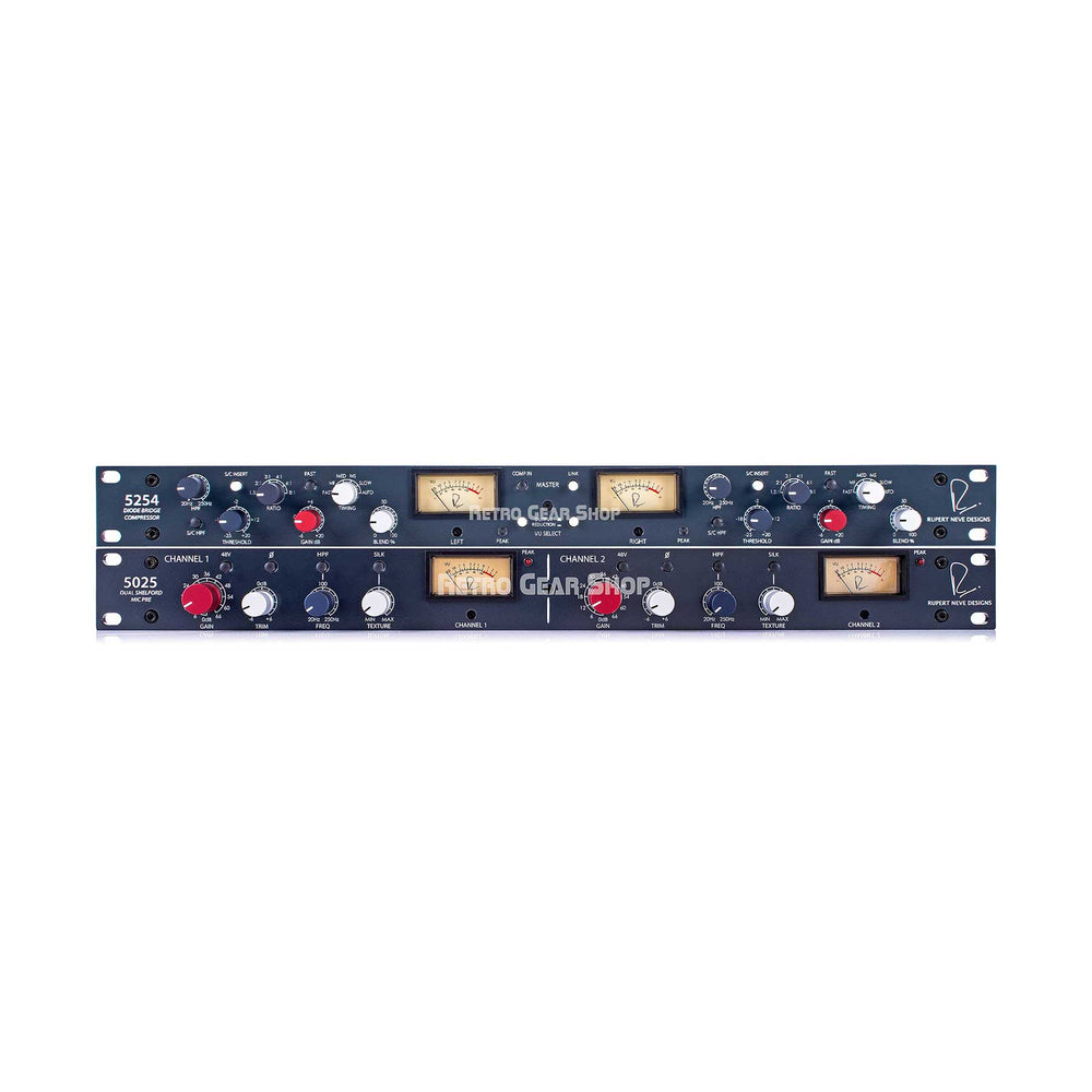 Rupert Neve Designs 5025 Dual Shelford Mic Preamp + 5254 Diode Bridge Compressor