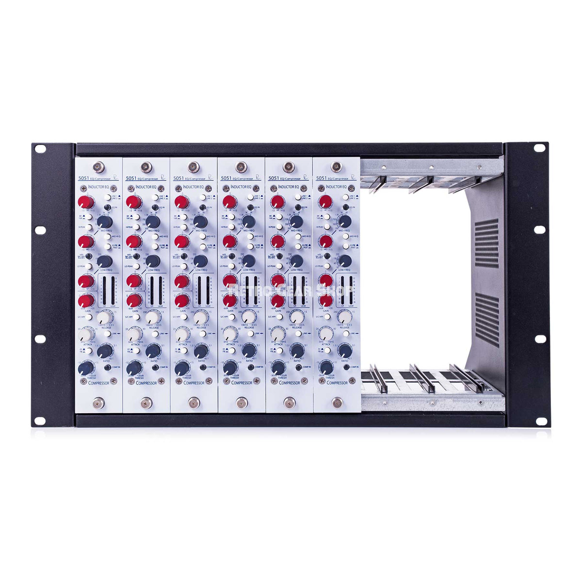 Rupert Neve Designs 5051 x6 9-way rack + PSU Inductor EQ Compressor ...