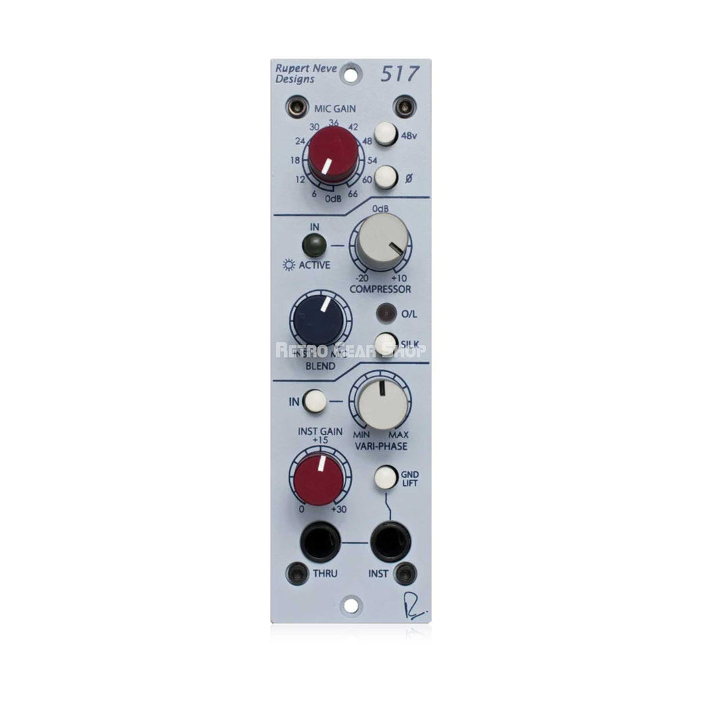 Rupert Neve Designs 517 500-Series Mic Pre /DI/Compressor