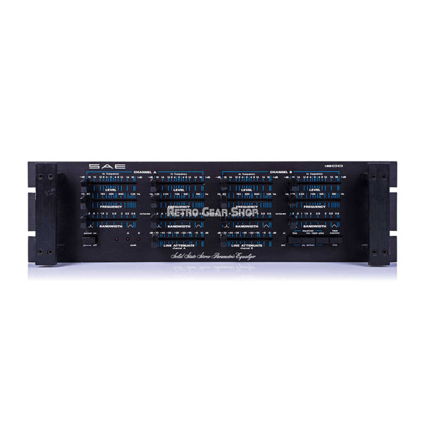 SAE 1800 Solid State Stereo Parametric Equalizer EQ Vintage Rare