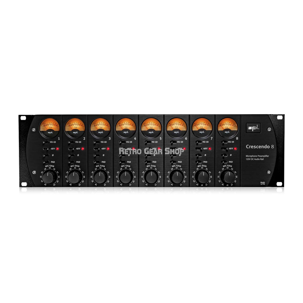 SPL Audio Crescendo 8 Eight-Channel Microphone Preamplifier with 120V Technology