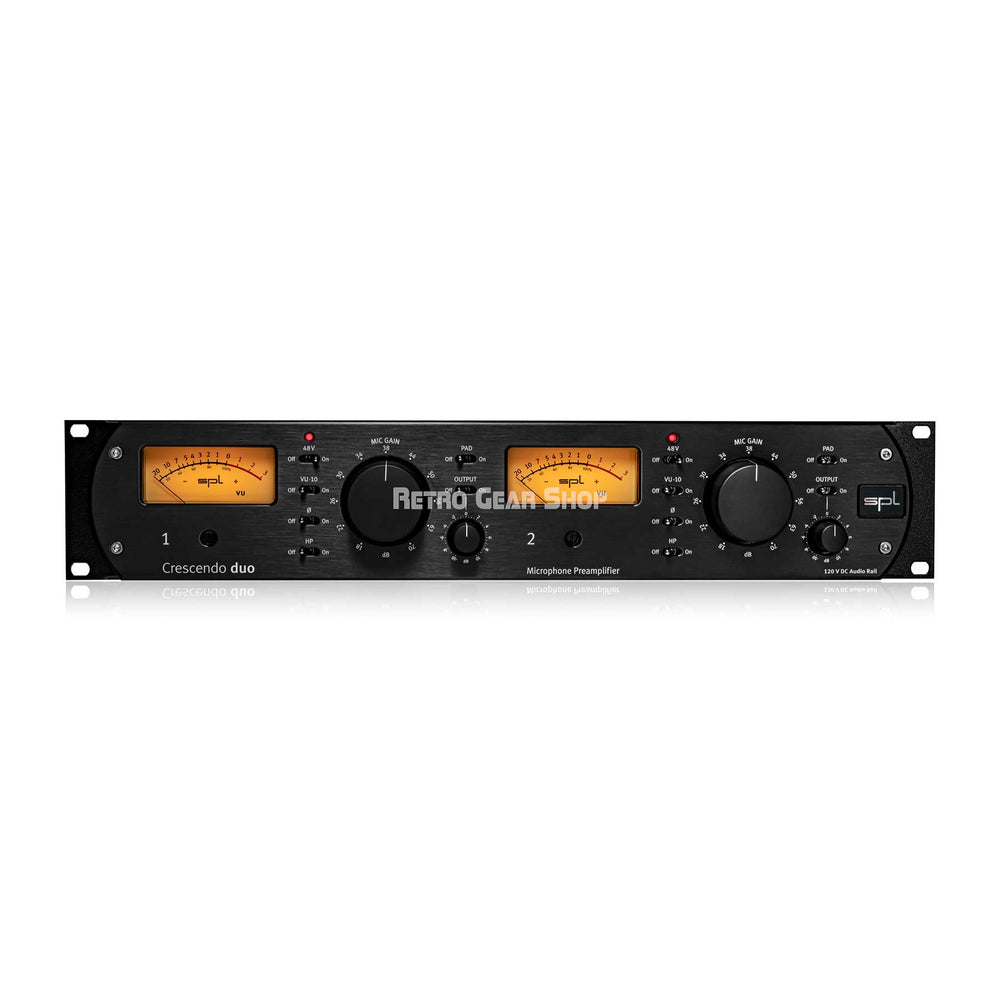 SPL Audio Crescendo duo v2 Dual-Channel Microphone Preamplifier with 120V Technology