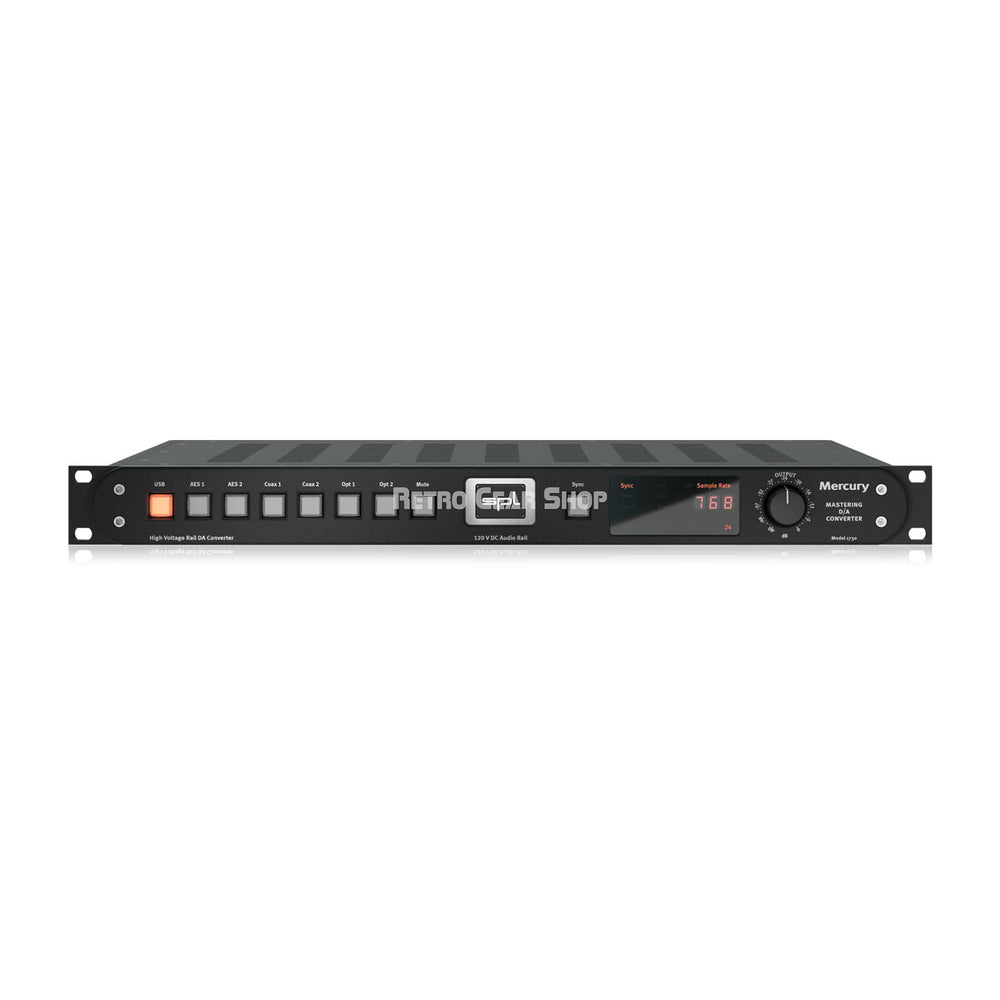 SPL Audio Mercury Mastering D/A Converter Black