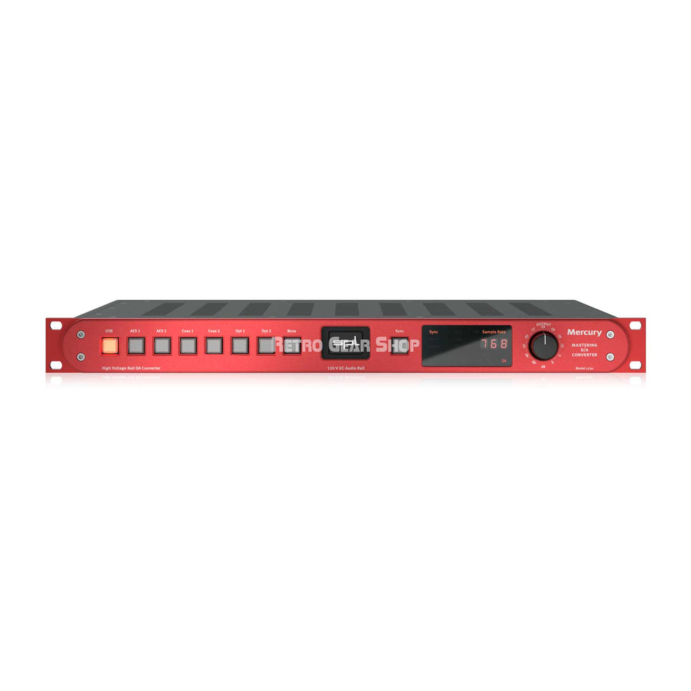 SPL Audio Mercury Mastering D/A Converter Red