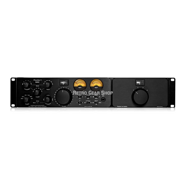 SPL Audio Phonitor 3 DAC Headphone Amp, and Monitoring Controller + Expansion Rack