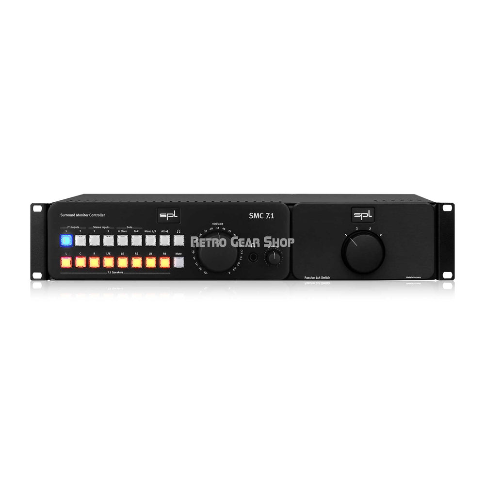 SPL Audio SMC 7.1 Surround Monitor Controller + Expansion Rack Black
