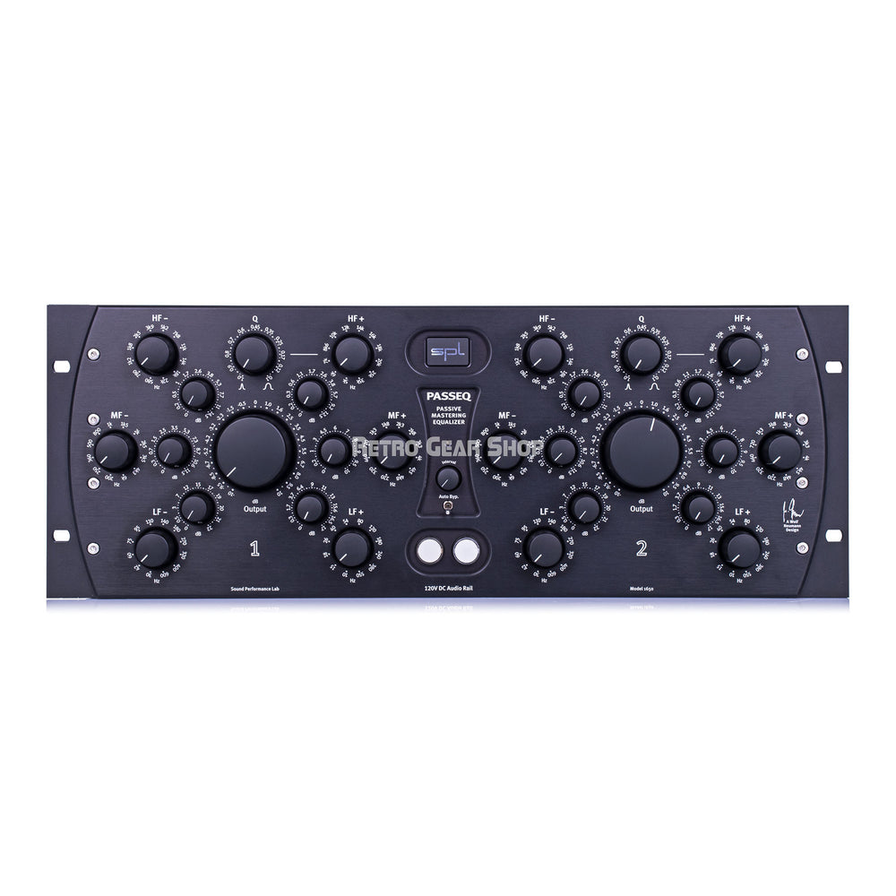 SPL PASSEQ Passive Mastering Equalizer EQ Black Mint