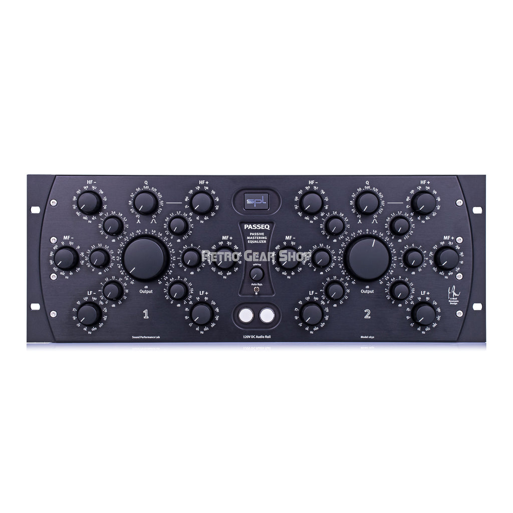 SPL PASSEQ Passive Mastering Equalizer EQ Black Mint
