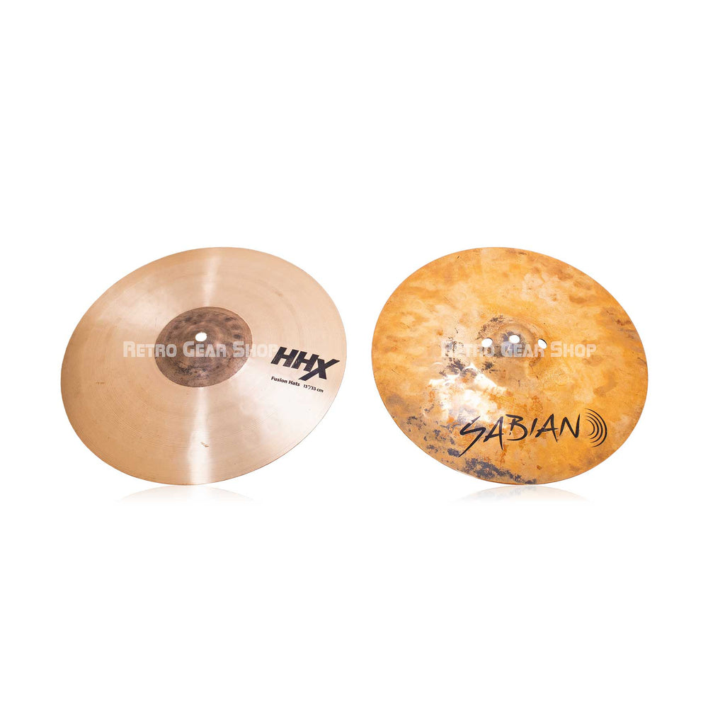 Sabian 13" HHX Fusion Hi-Hats Cymbals Pair