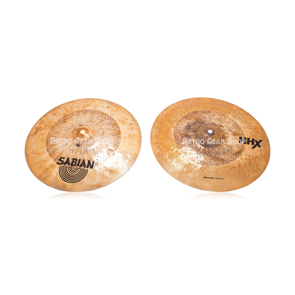 Sabian 14" HHX Click Hi-Hats Cymbals Pair