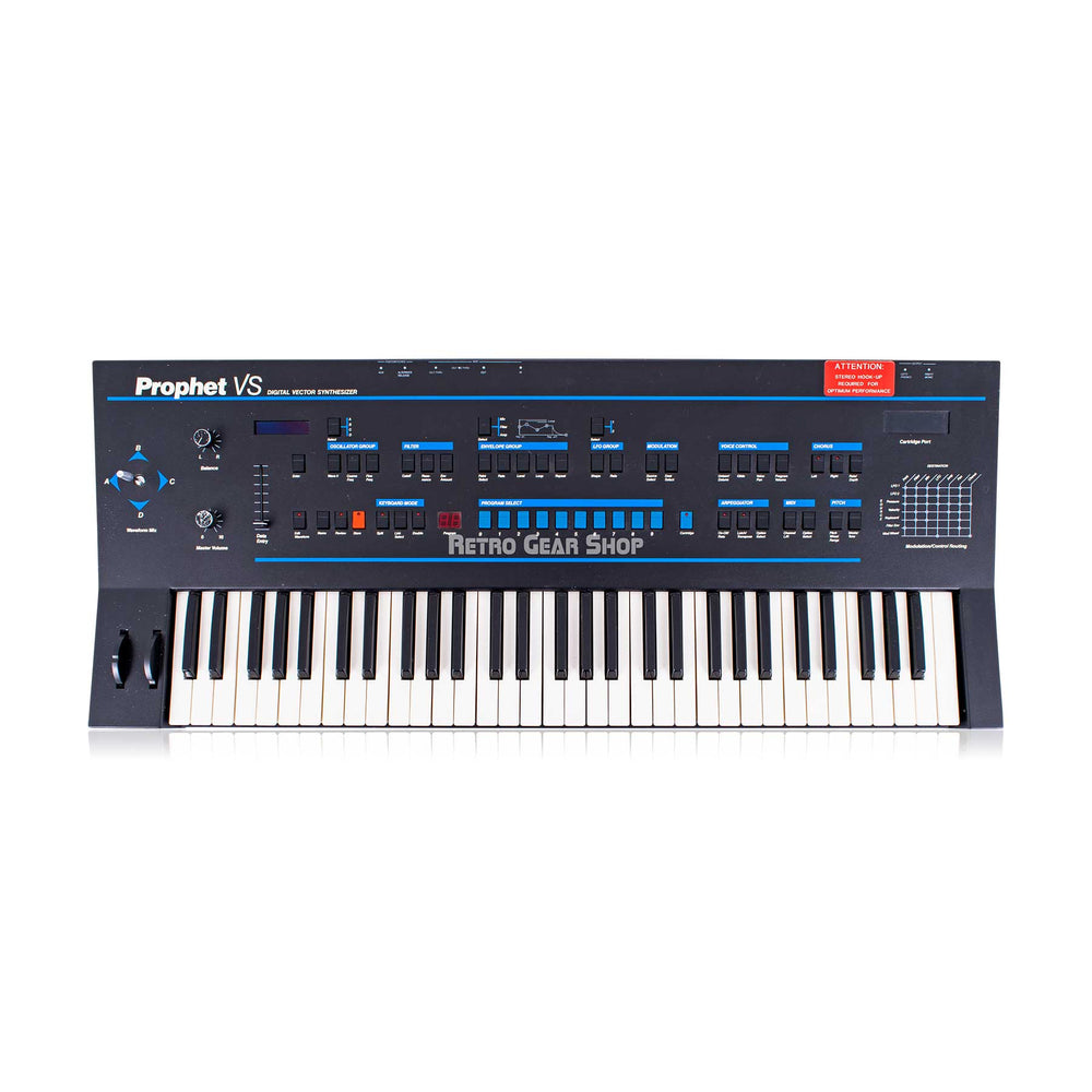 Sequential Prophet VS Vector Synthesis Keyboard as-is