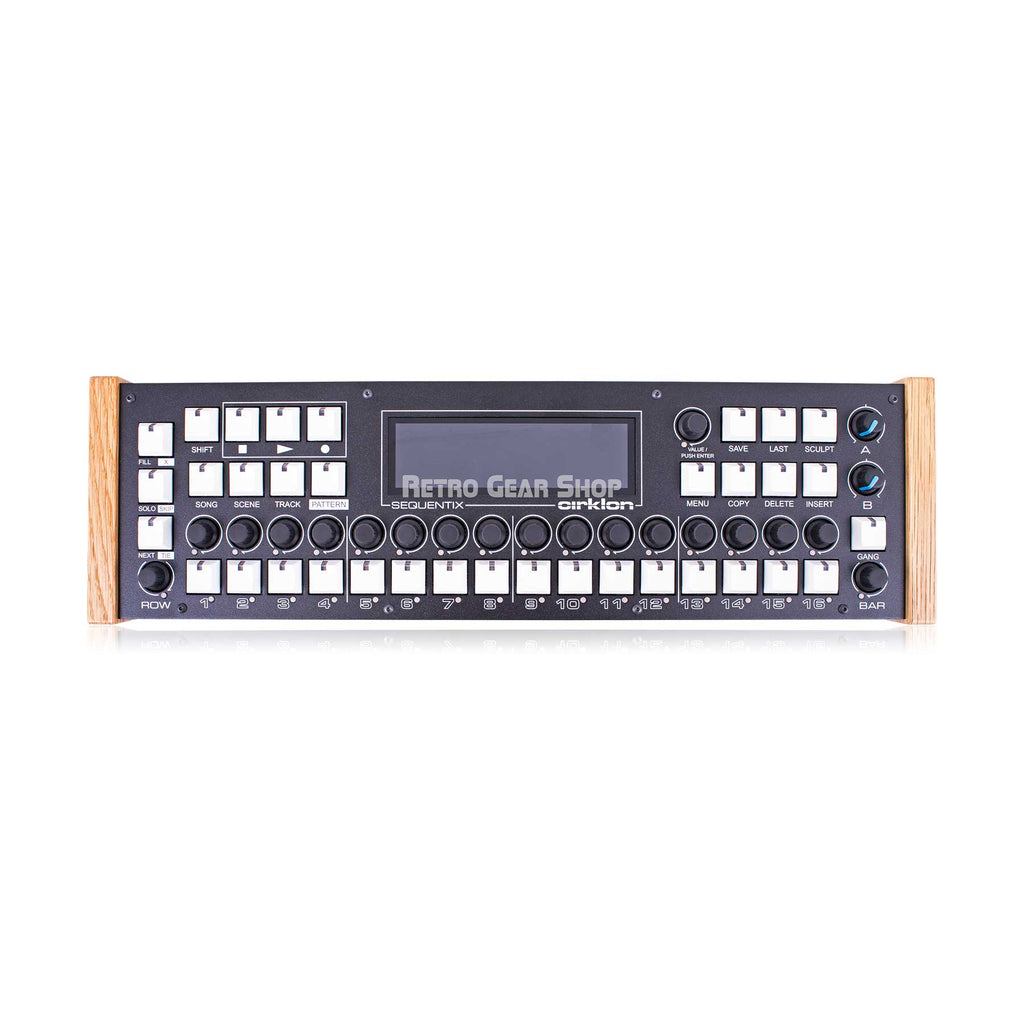 Sequentix Cirklon2 MIDI Sequencer with 3.5mm Breakout Box Wood Oak Cheeks