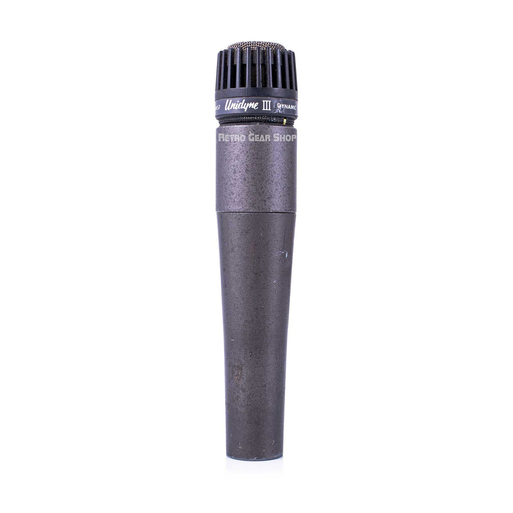 Shure SM57 Unidyne III Microphone Cardioid Dynamic Mic Vintage Rare