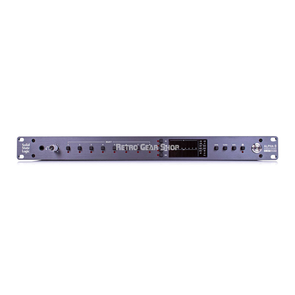 Solid State Logic SSL Alpha 8 A/D-D/A Converter/Expander and USB Audio Interface Used