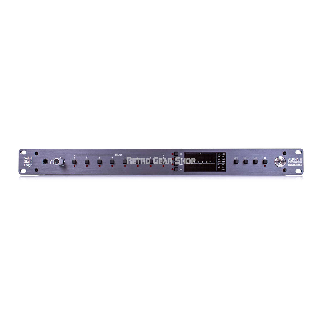 Solid State Logic SSL Alpha 8 A/D-D/A Converter/Expander and USB Audio Interface Used