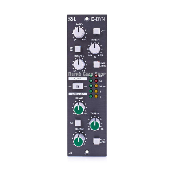 Solid State Logic SSL E-Series Dynamics MK2 500 Series Compressor Module 611