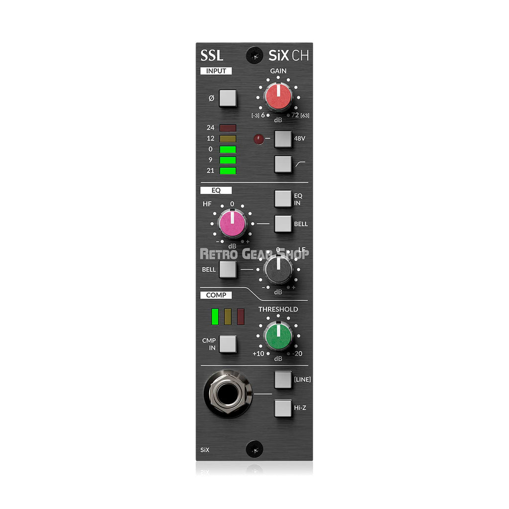 Solid State Logic SSL SiX Channel 500 Series Channel Strip