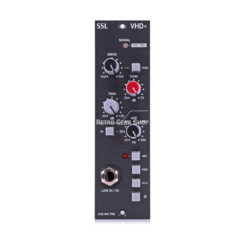 Solid State Logic SSL VHD+ 500 Series Preamp New