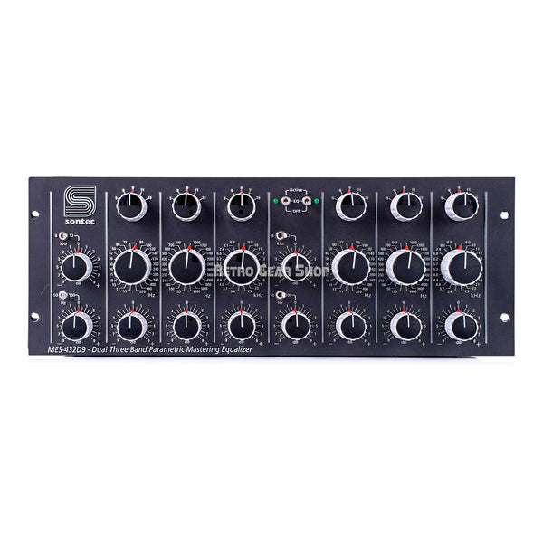 Sontec MES-432D9 Dual Three Band Parametric Mastering Equalizer EQ