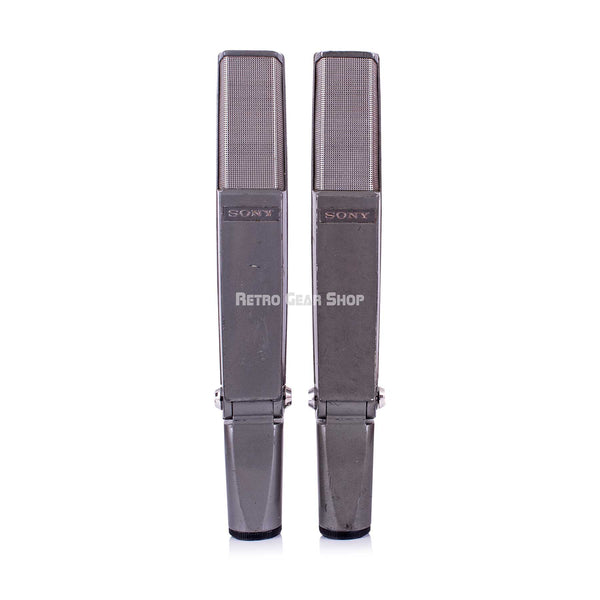 Sony C-57 Vintage Tube Microphone Rare Stereo Pair C57