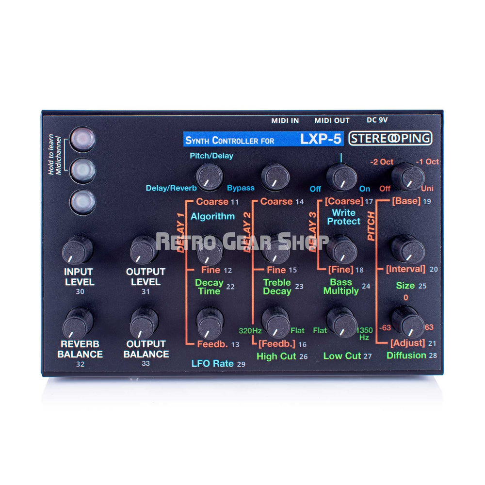 Stereoping CE-1 LXP-5 Midi Controller for Lexicon LXP-5