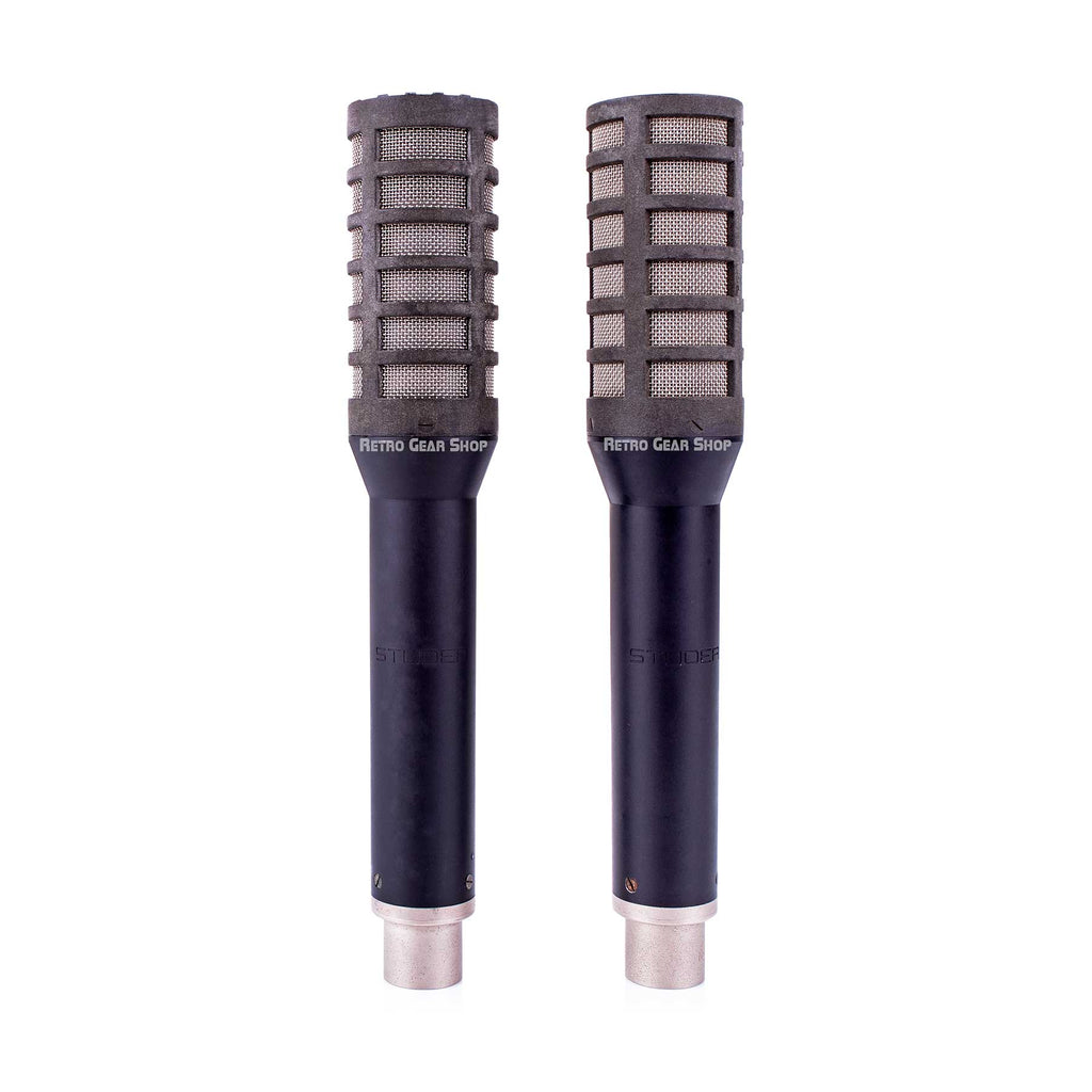 Studer SKH 54 U Microphone Pair Condenser Mic Vintage Rare