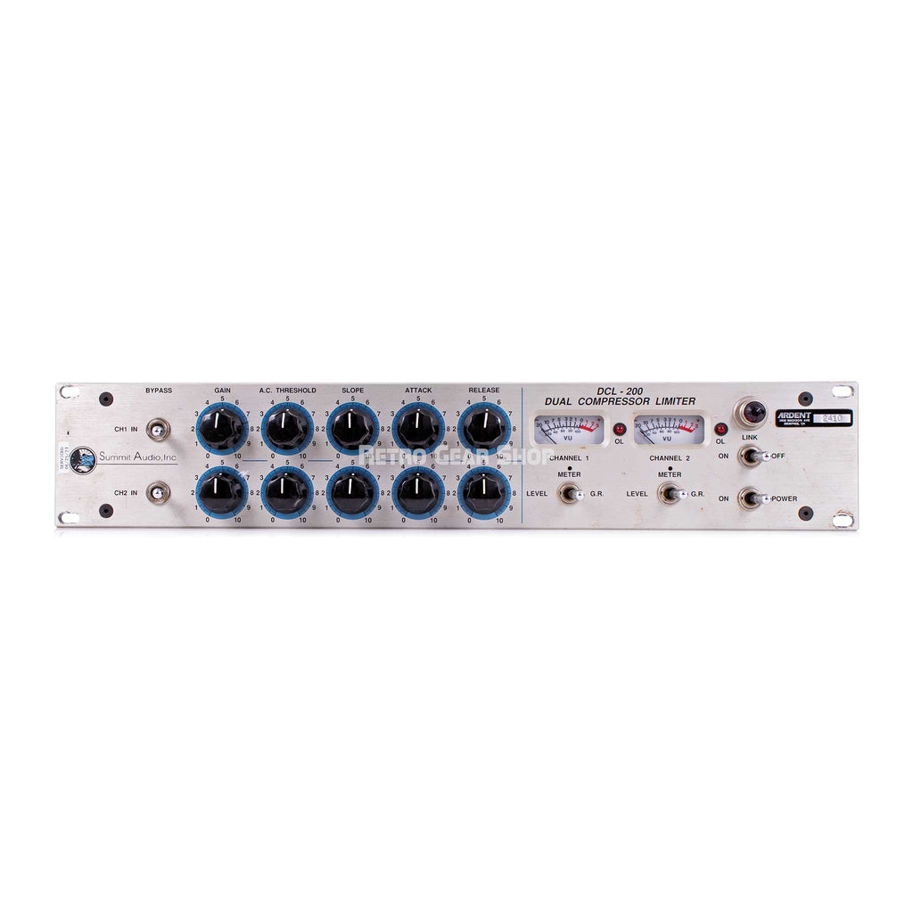 Summit Audio DCL-200 Dual Tube Compressor Limiter