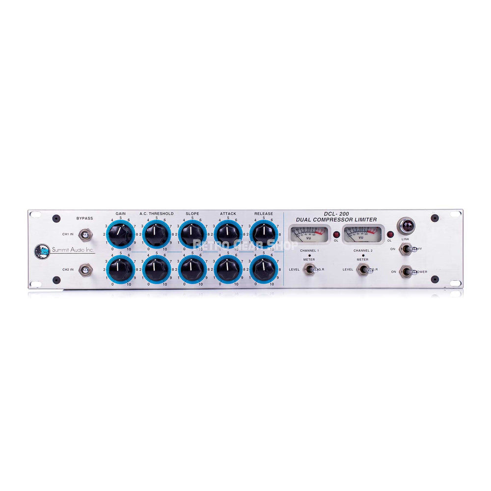 Summit Audio DCL-200 Dual Tube Compressor Limiter DCL200