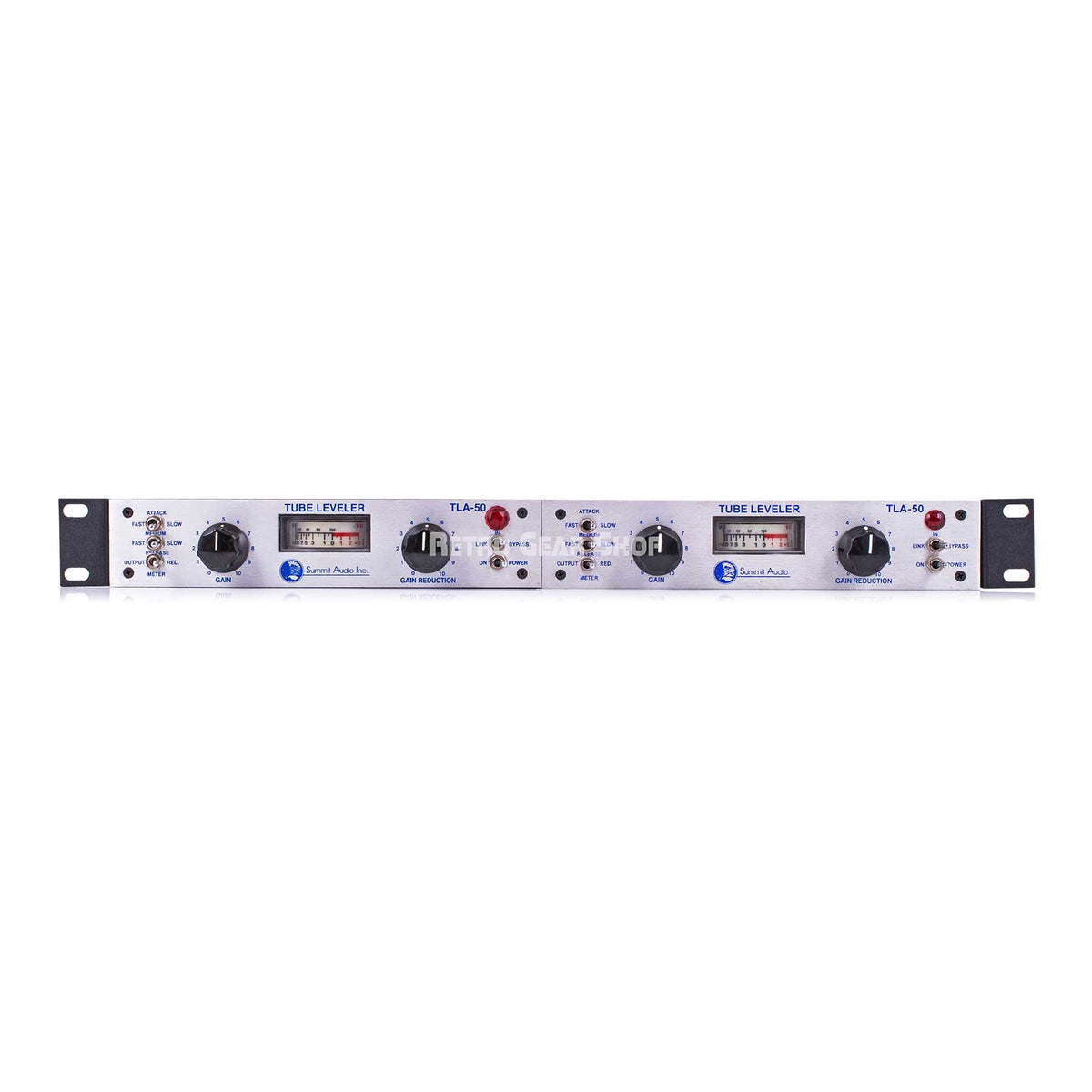 Summit Level System Summit Audio TLA-50 Tube Leveling Amplifier Stereo Pair in 19