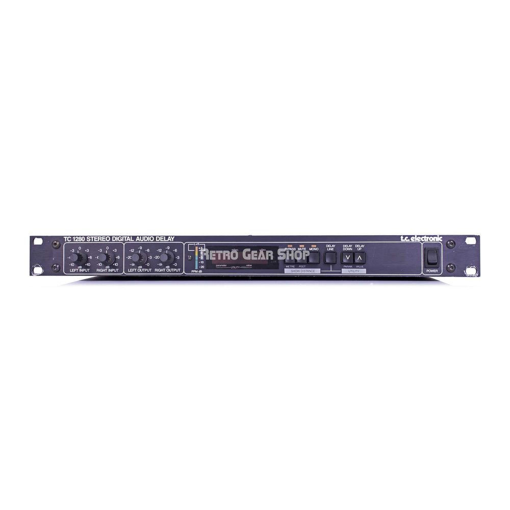 TC Electronic 1280 Stereo Digital Audio Delay Vintage Rare Rack Effect