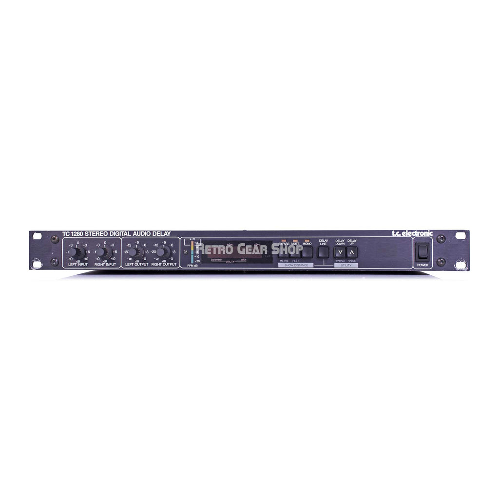 TC Electronic 1280 Stereo Digital Audio Delay Vintage Rare Rack Effect