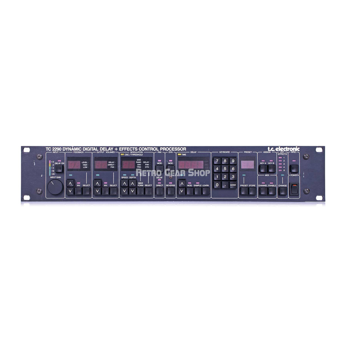 TC Electronic 2290 Dynamic Digital Delay Vintage Rare Rack Effect ...