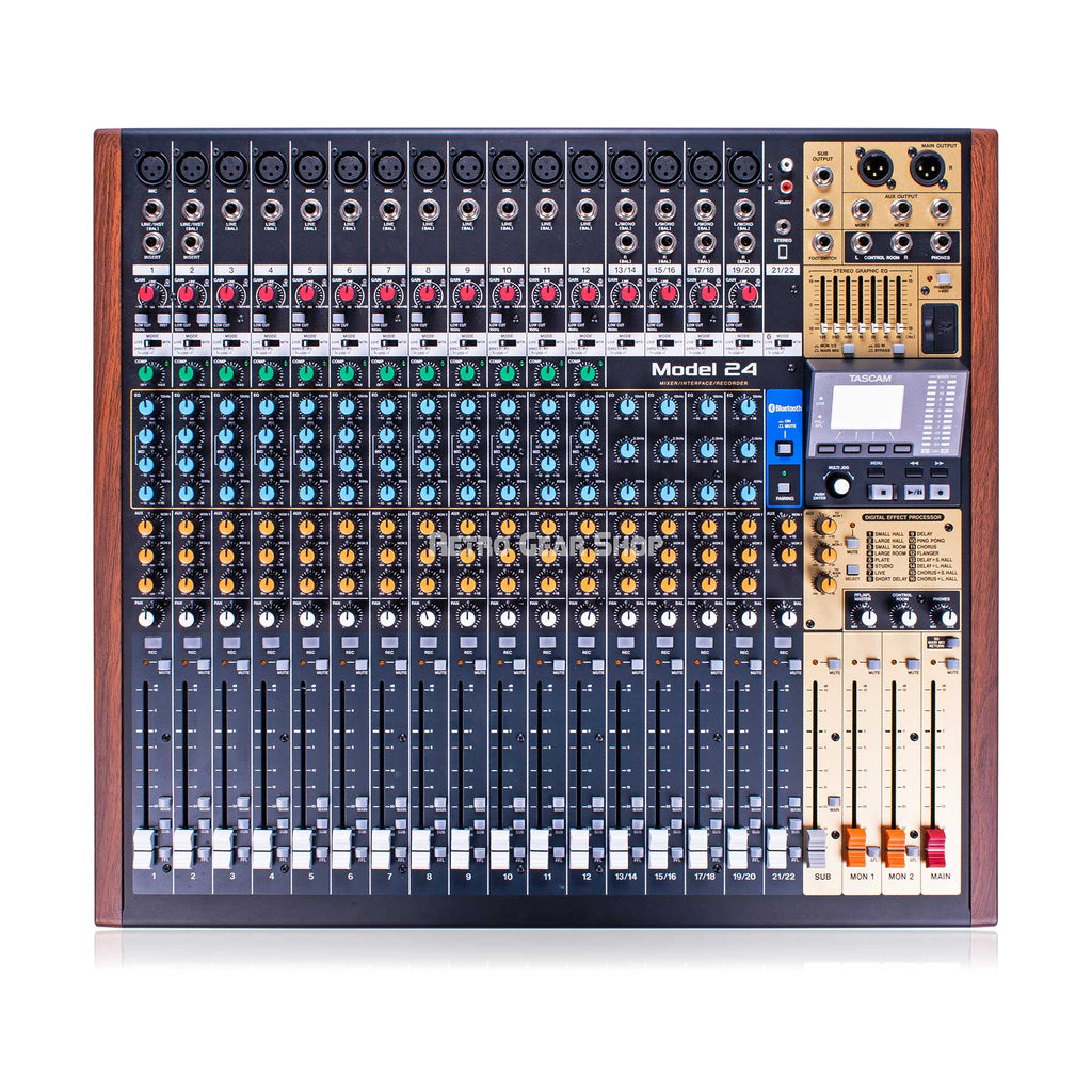 Tascam Model 24 24-Track Live Recorder & Mixing Console With Audio Interface Used