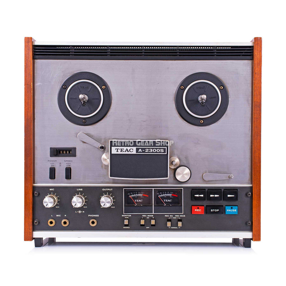 Teac A-2300S 2-Track 1/4" Reel to Reel Tape Machine as-is
