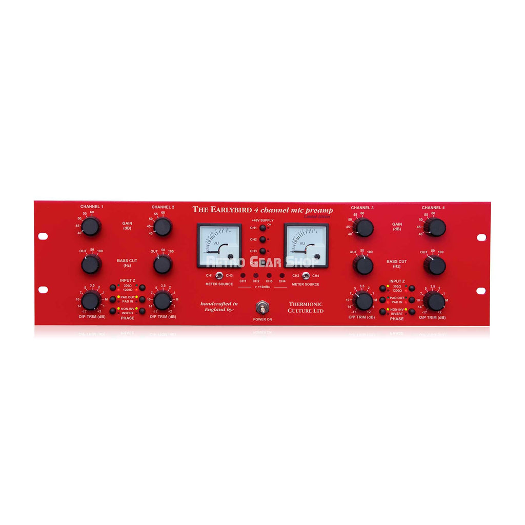 Thermionic Culture Earlybird 4 Four-Channel Mic Preamp