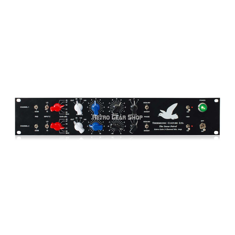 Thermionic Culture The Snow Petrel 2 Channel Mic Pre Optimized For Ribbon Mics