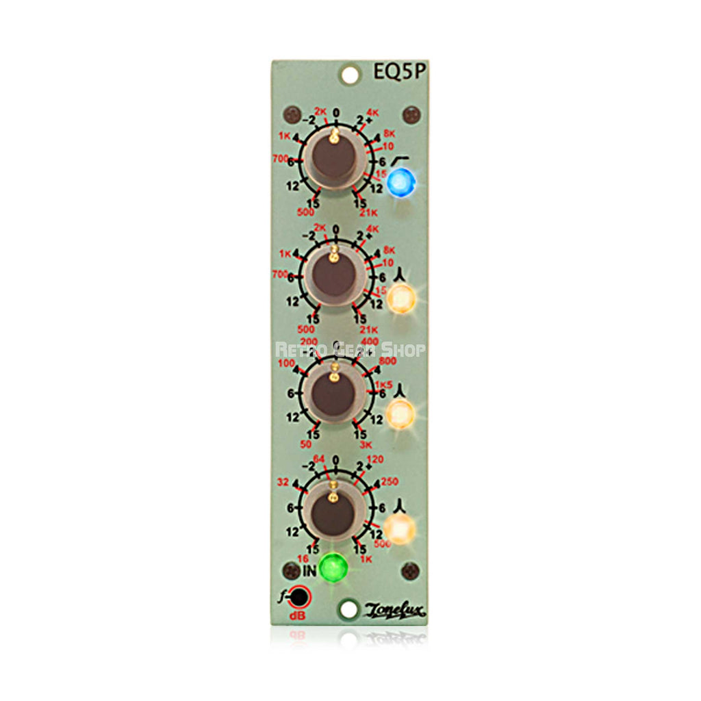 Tonelux EQ5P 500-Series DISCRETE Parametric Equalizer