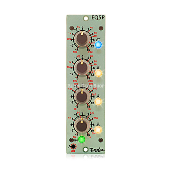 Tonelux EQ5P 500-Series DISCRETE Parametric Equalizer