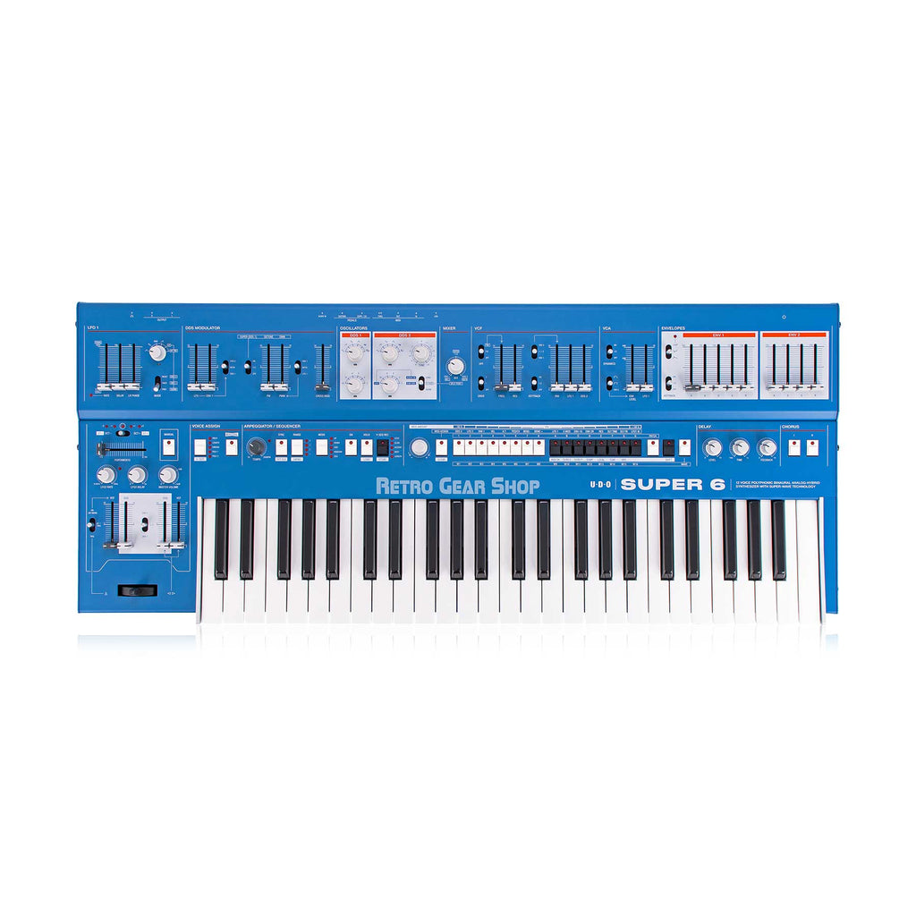 UDO Super 6 ST49 Keyboard Synthesizer Blue