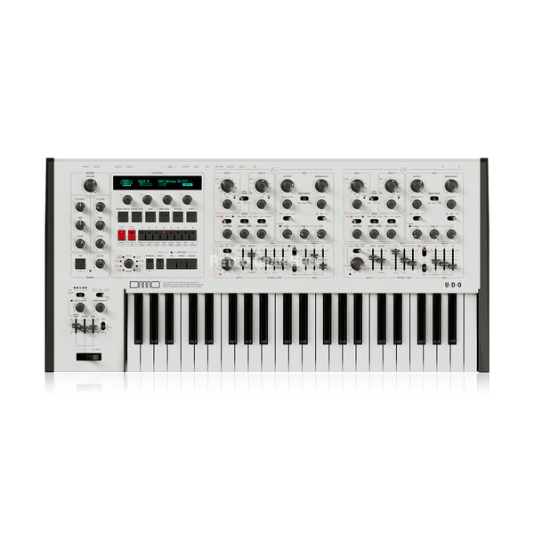 UDO DMNO 8-Voice Polyphonic Dual Module Binaural Analog-Hybrid Synthesizer White