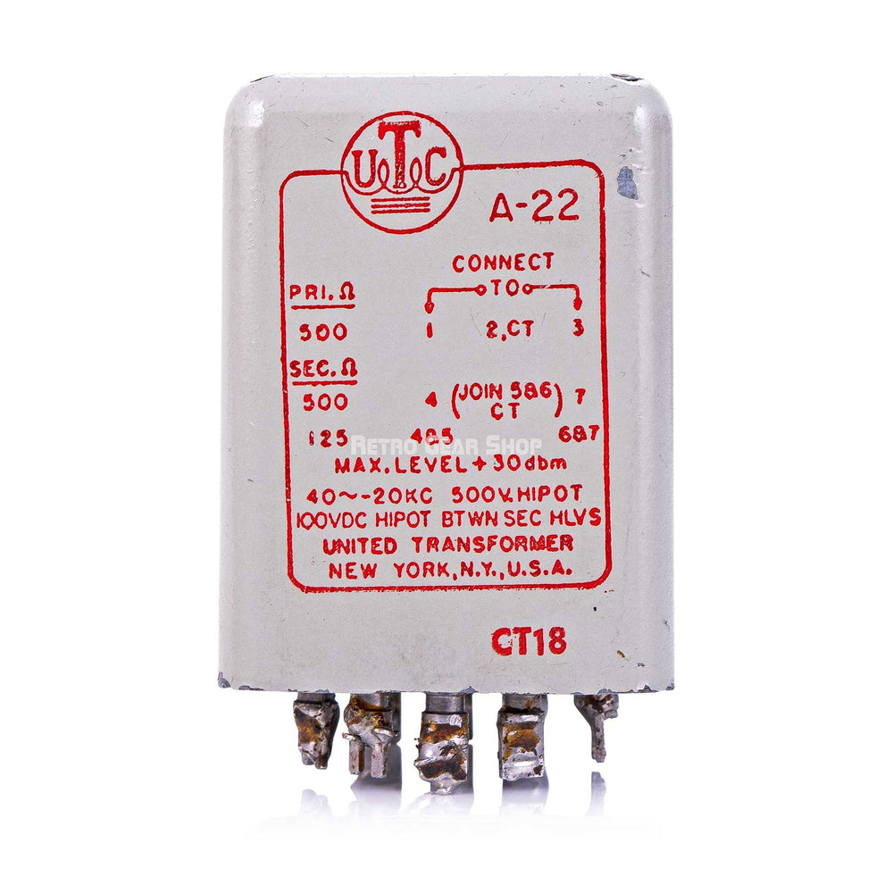 UTC A-22 Vintage Transformer Rare