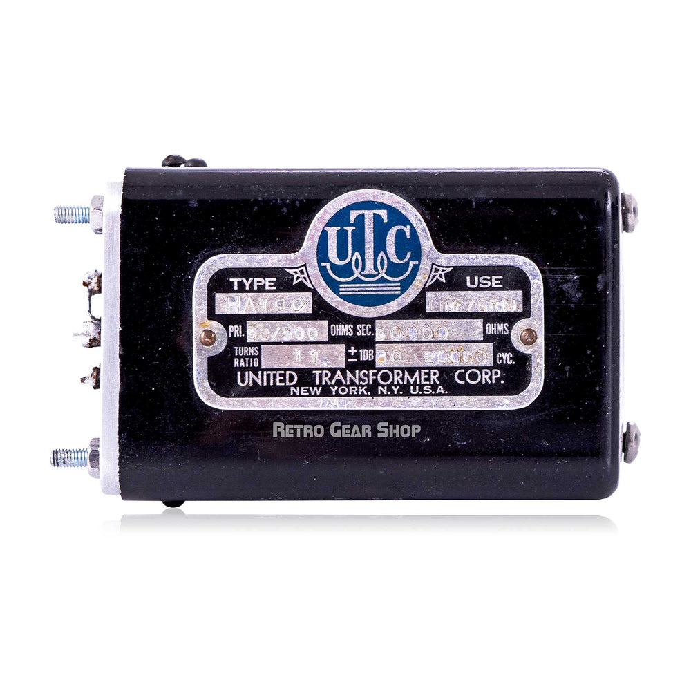 UTC HA-100X Black Vintage Transformer for Teletronix Universal Audio LA-2A