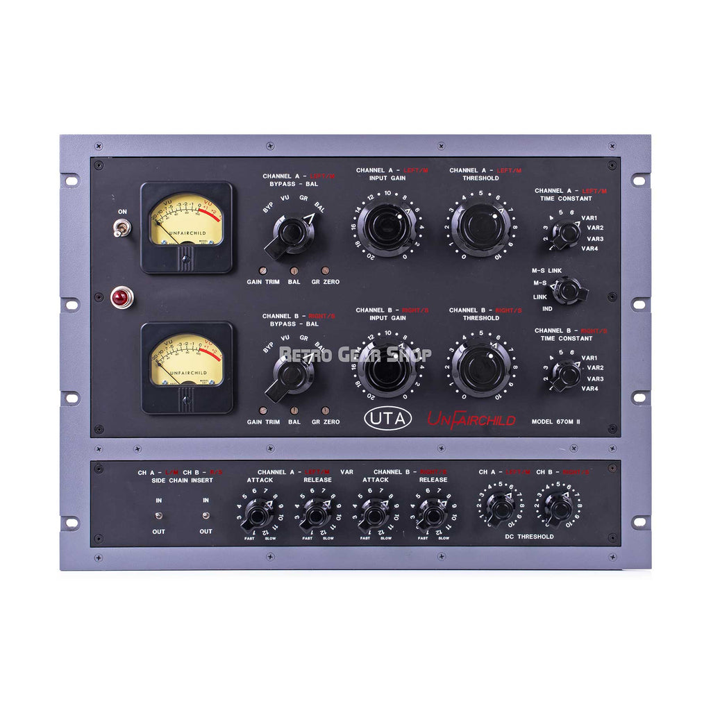 Undertone Audio UnFairchild 670M II Tube Compressor and Undertone Audio UNFa-1 Accessory Box