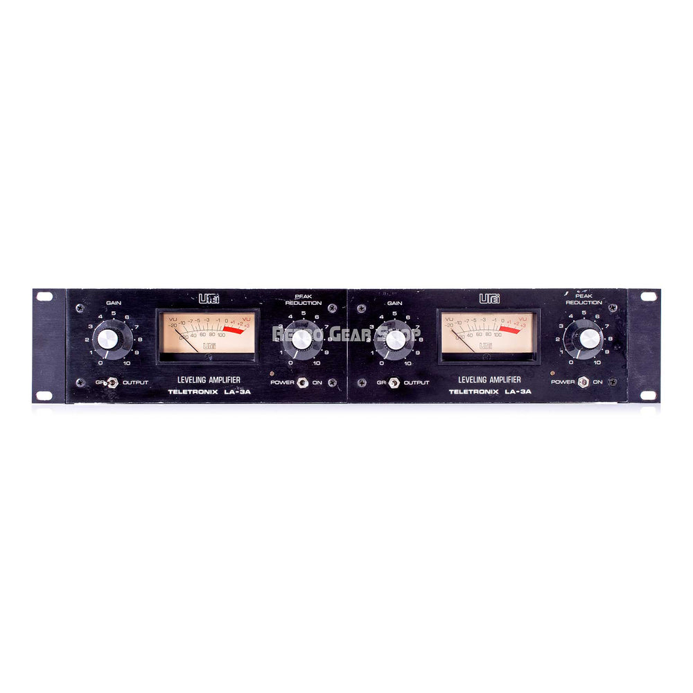 Urei Teletronix LA-3A Leveling Amplifier Pair
