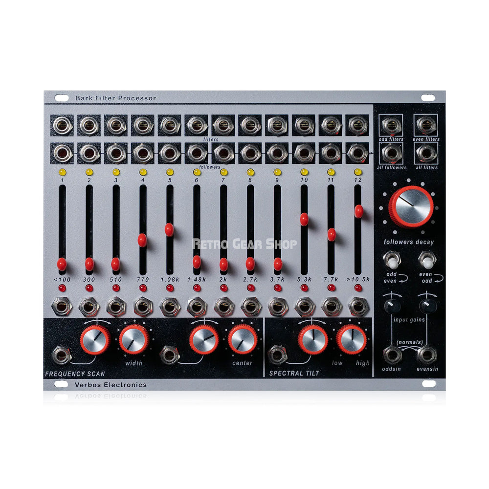 Verbos Electronics Bark Filter Processor Eurorack Module