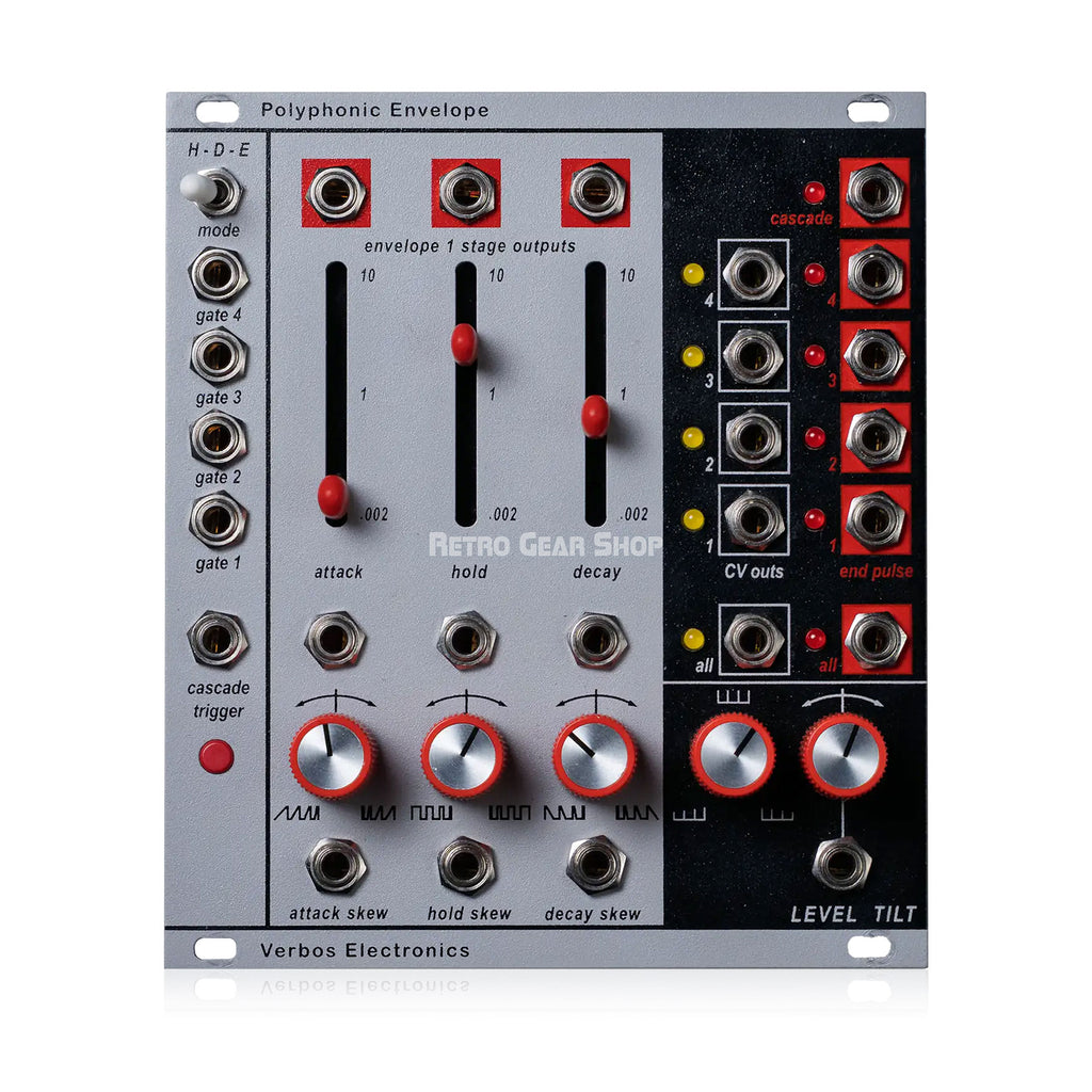 Verbos Electronics Polyphonic Envelope Eurorack Module