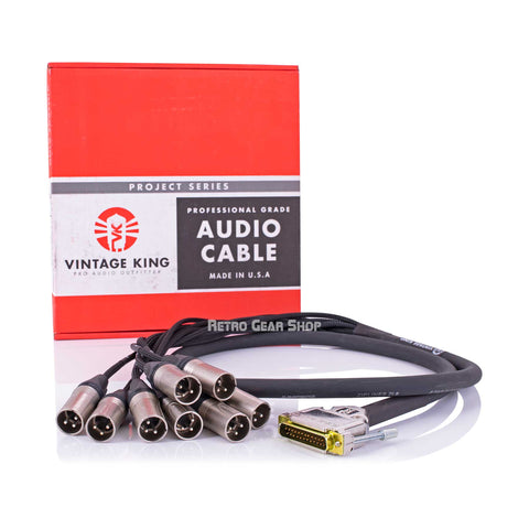 Vintage King Project Series db25 - XLRF 5 ft Cable