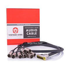 Vintage King Project Series db25 - XLRF 5 ft Cable